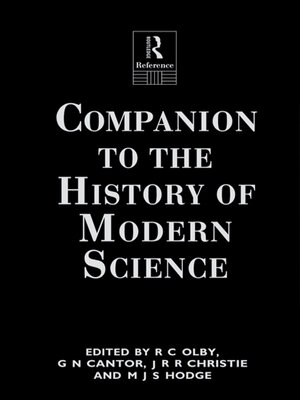 cover image of Companion to the History of Modern Science
